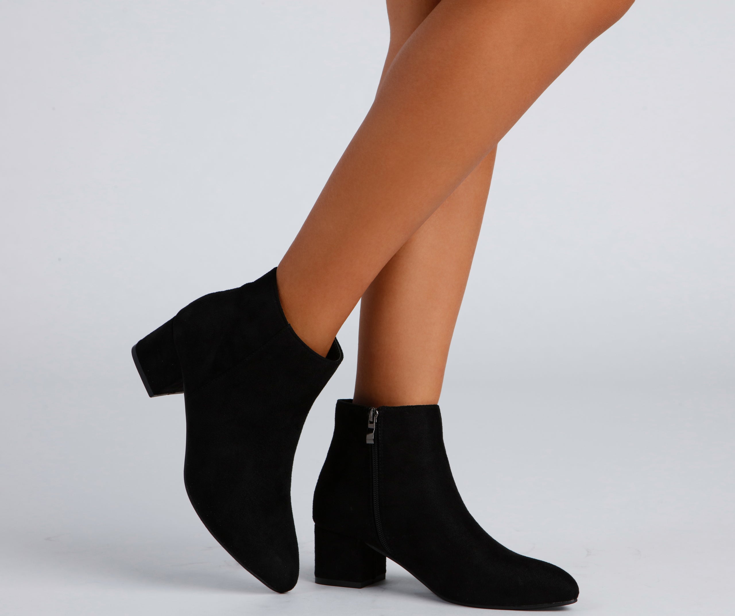 Simple Chic Block Heel Booties