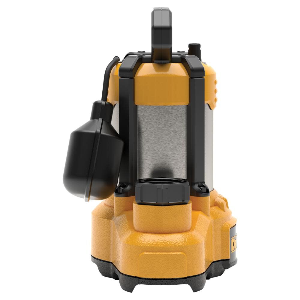 DEWALT 3/4 HP SSTL/Cast Iron Submersible Sump Pump Tethered DXWP62781 from DEWALT