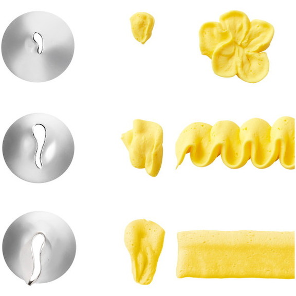 Wilton 418 612 Left Handed Cake Decorating Tip Set...