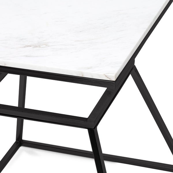 Adore Decor Audrey Marble Side Table