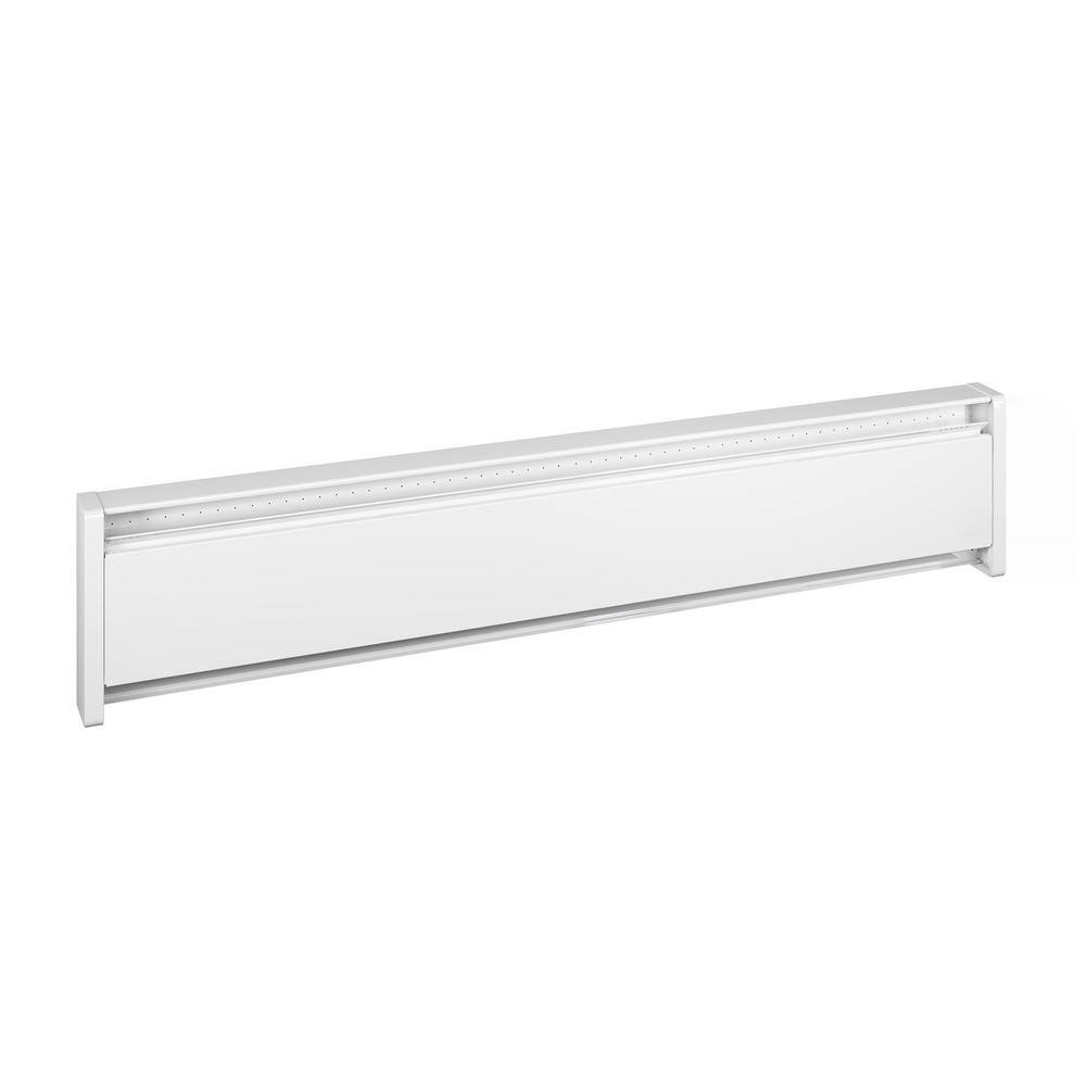 Cadet 47 in. 120-volt 750-watt SoftHeat Hydronic Electric Baseboard Heater in White EBHN750-1W