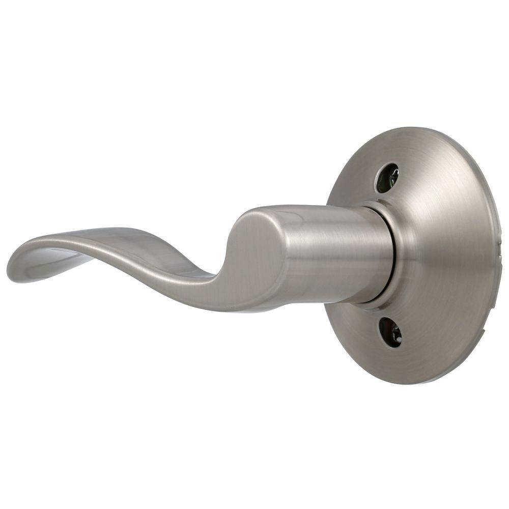 Schlage Accent Satin Nickel Left Handed Dummy Door Lever F170 ACC 619 LH