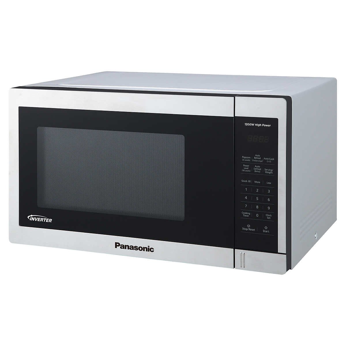 Panasonic 1.3CuFt Stainless Steel Countertop Microwave Oven NN-SC668S