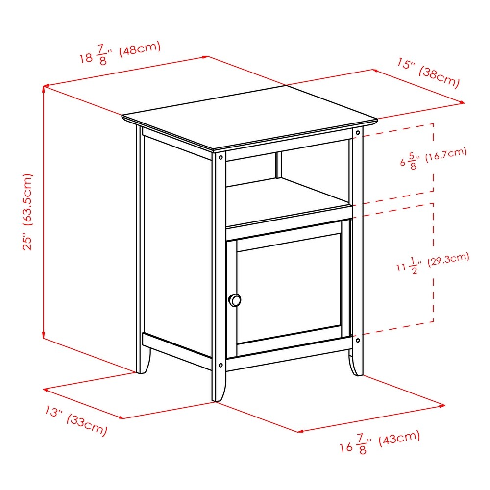 Henry Accent Table  Nightstand