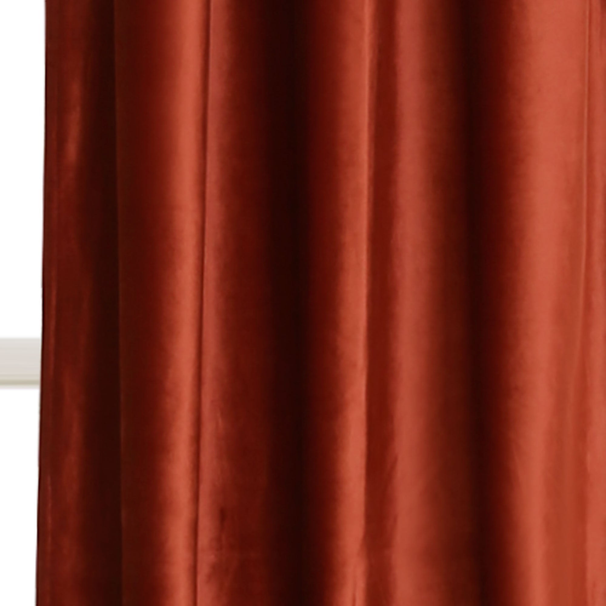 Prima Velvet Solid Back Tab Rod Pocket Light Filtering Window Curtain Panel Set