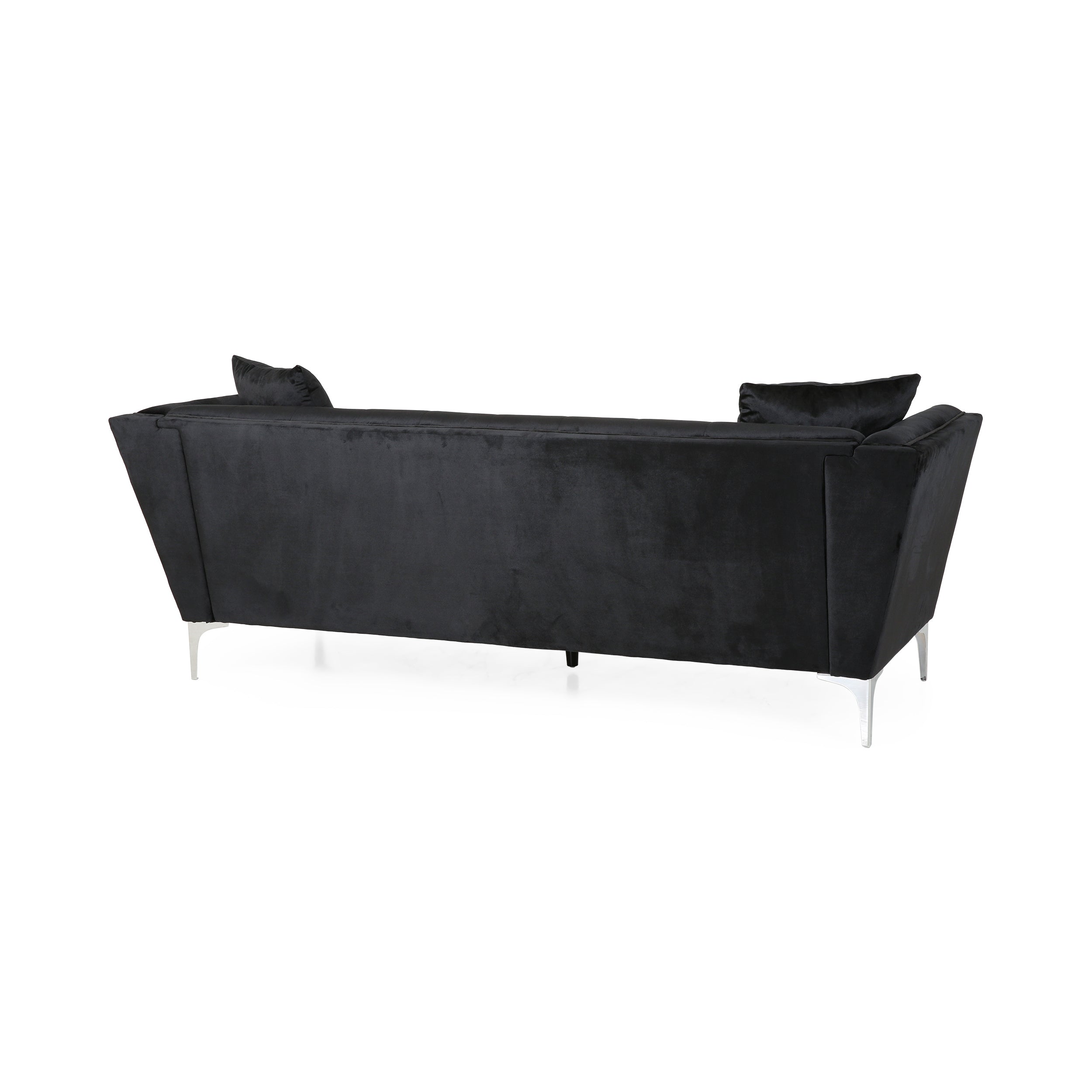 Ryliegh Modern Glam 3 Seater Velvet Sofa