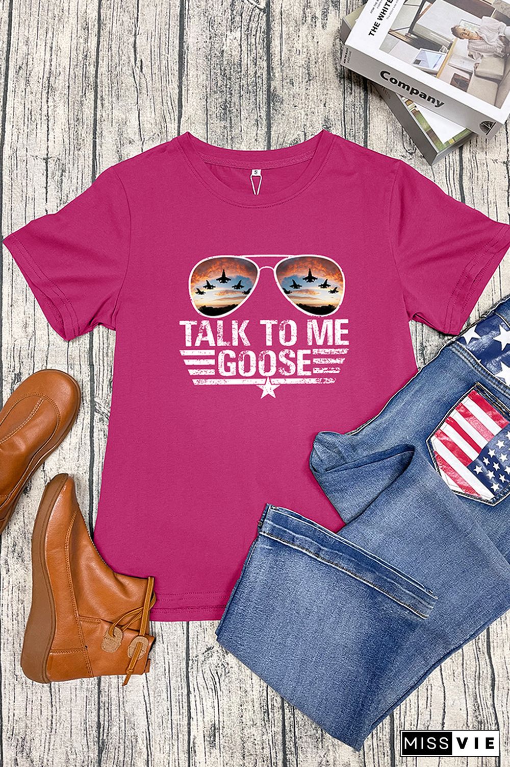 Talk To Me Goose Graphic T-Shirt Wholesale