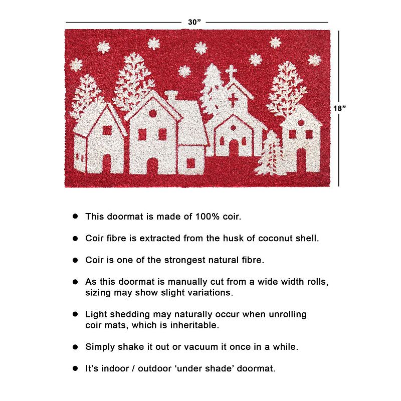 RugSmith Winter Homes Doormat - 18'' x 30''