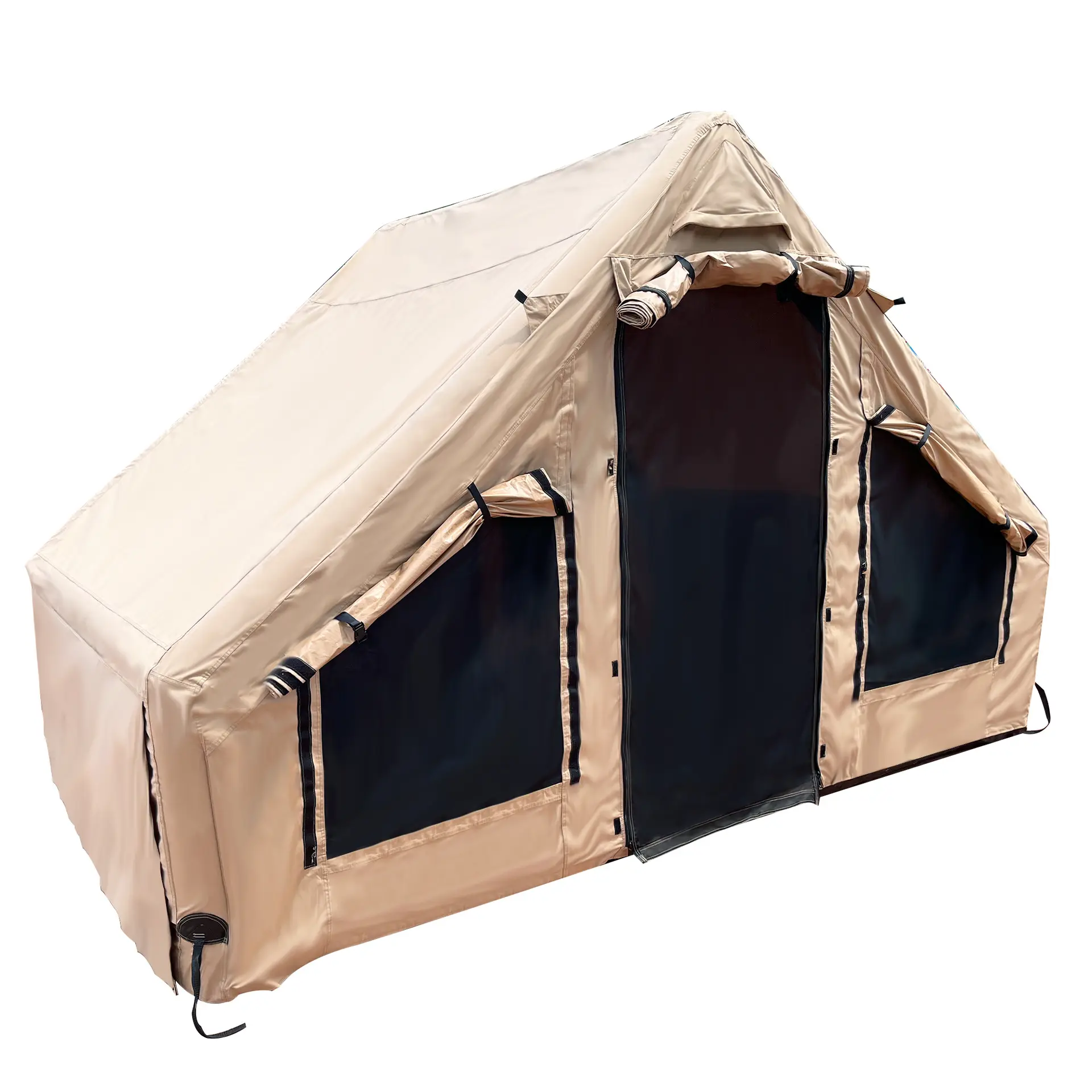 Outdoor Camping Tent Air Pole Glamping Waterproof Family Tent Inflatable House Tent For Event