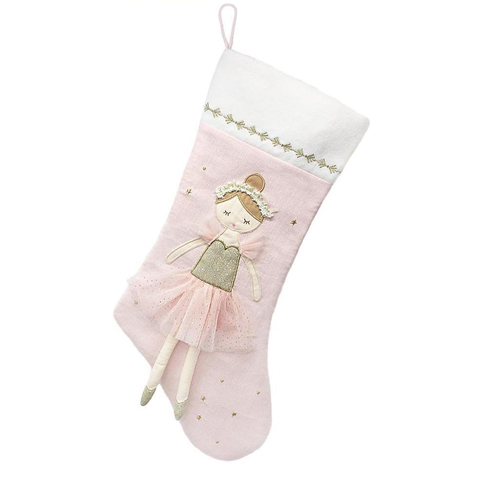 Sugar Plum Ballerina Christmas Stocking by Mon Ami