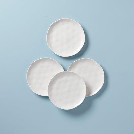 Lenox 894670 Bay Colors Dw Accent Plates S/4  Whit...