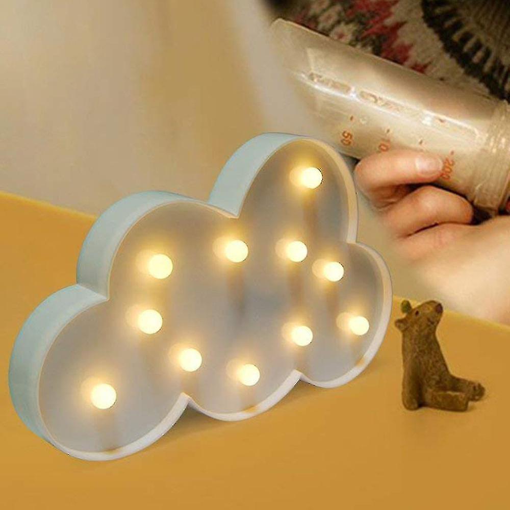 Cloud Lamp Cloud Decorations Led Cloud Night Light Lamp Battery Operated Table Cloud Lamp Light For Party Supps-wall Decoration For Kids' Room，livi