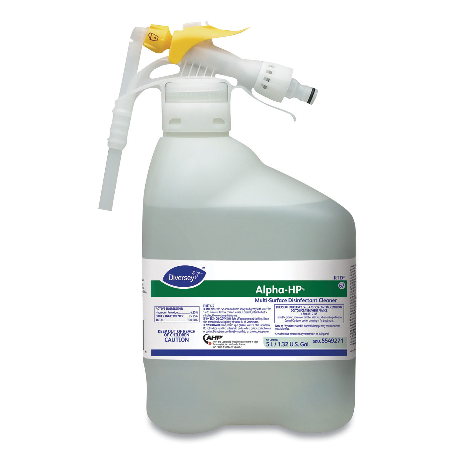 Alpha-HP Concentrated Multi-Surface Cleaner by Diverseyandtrade; DVO5549271