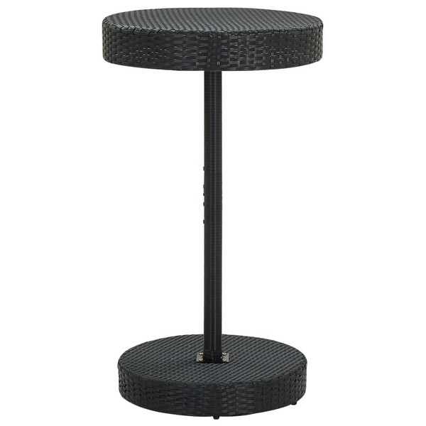 vidaXL Patio Table Black 23.8