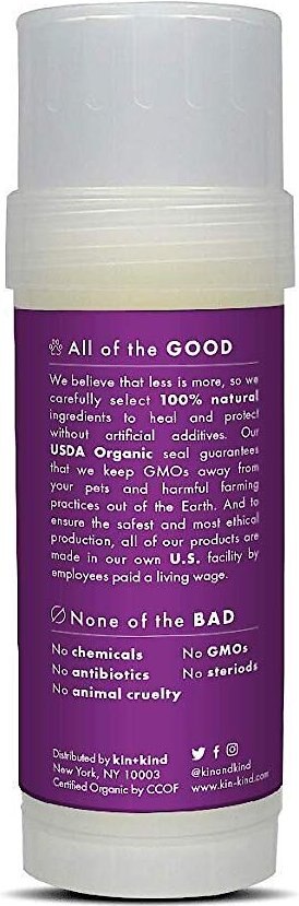 kin+kind Nose and Paw Hot Spot Dog Relief Balm， 2.3-oz tube