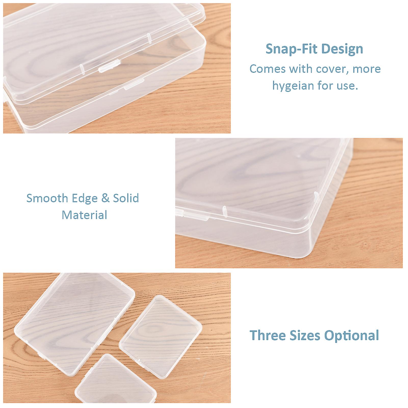 Disposable-mask Storage Box Portable Transparent Desktop Facial-mask Case With Lid No.266111