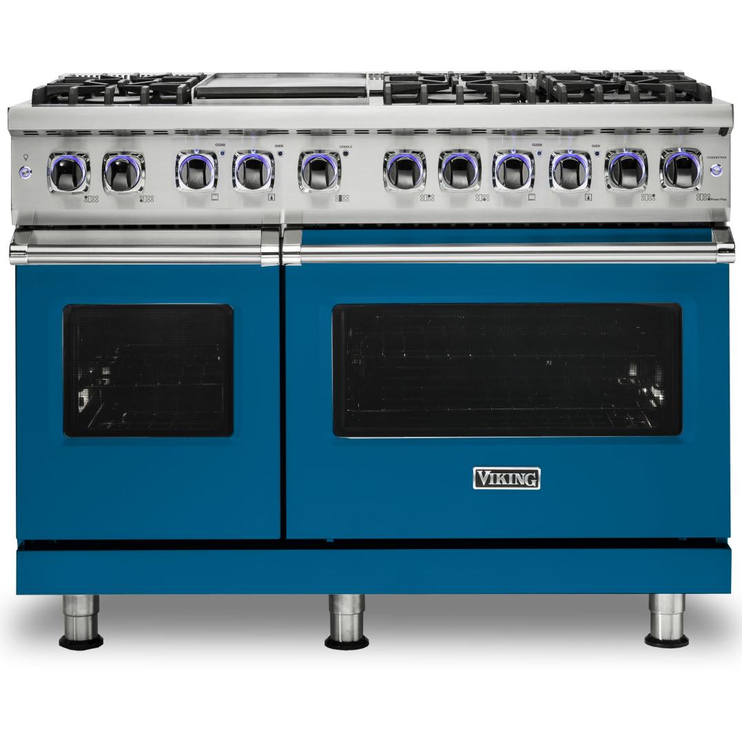 Viking 48-inch Freestanding Dual-Fuel Range with Elevation Burners CVDR7482-6GABLP