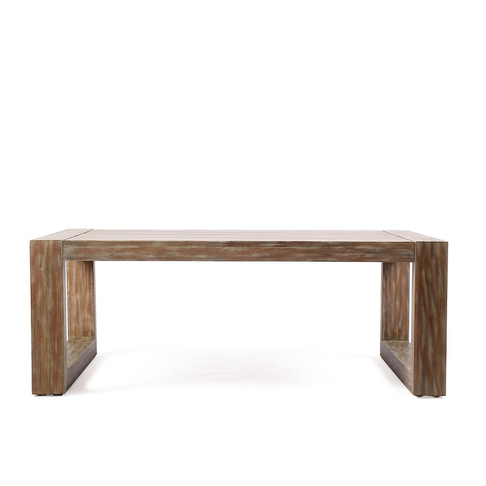 Paradise Outdoor Patio Eucalyptus Wood Coffee Table