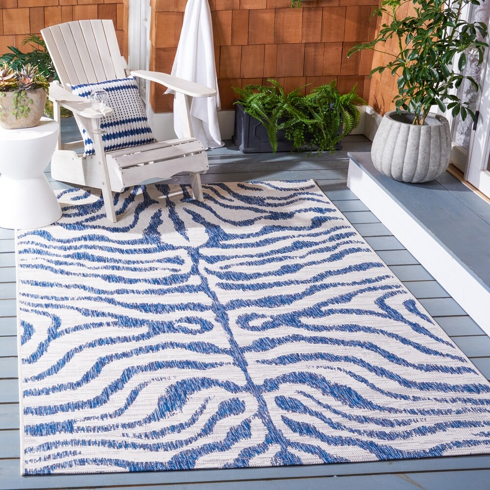 SAFAVIEH Courtyard Ottaviana Indoor/ Outdoor Waterproof Patio Backyard Rug