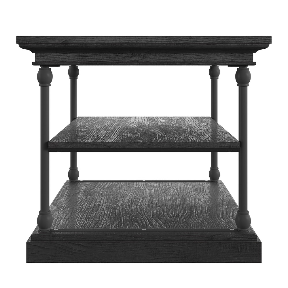 Barnstone Cornice Accent Storage Side Table by iNSPIRE Q Artisan