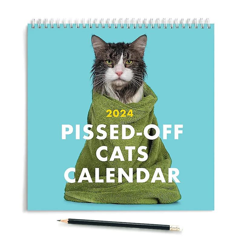 2023 Angry Cat Calendar Funny Cat Wall Calendar-9.5