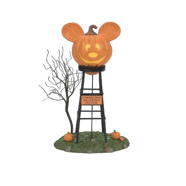 Disney Mickey'S Pumpkintown Village Halloween Water Tower