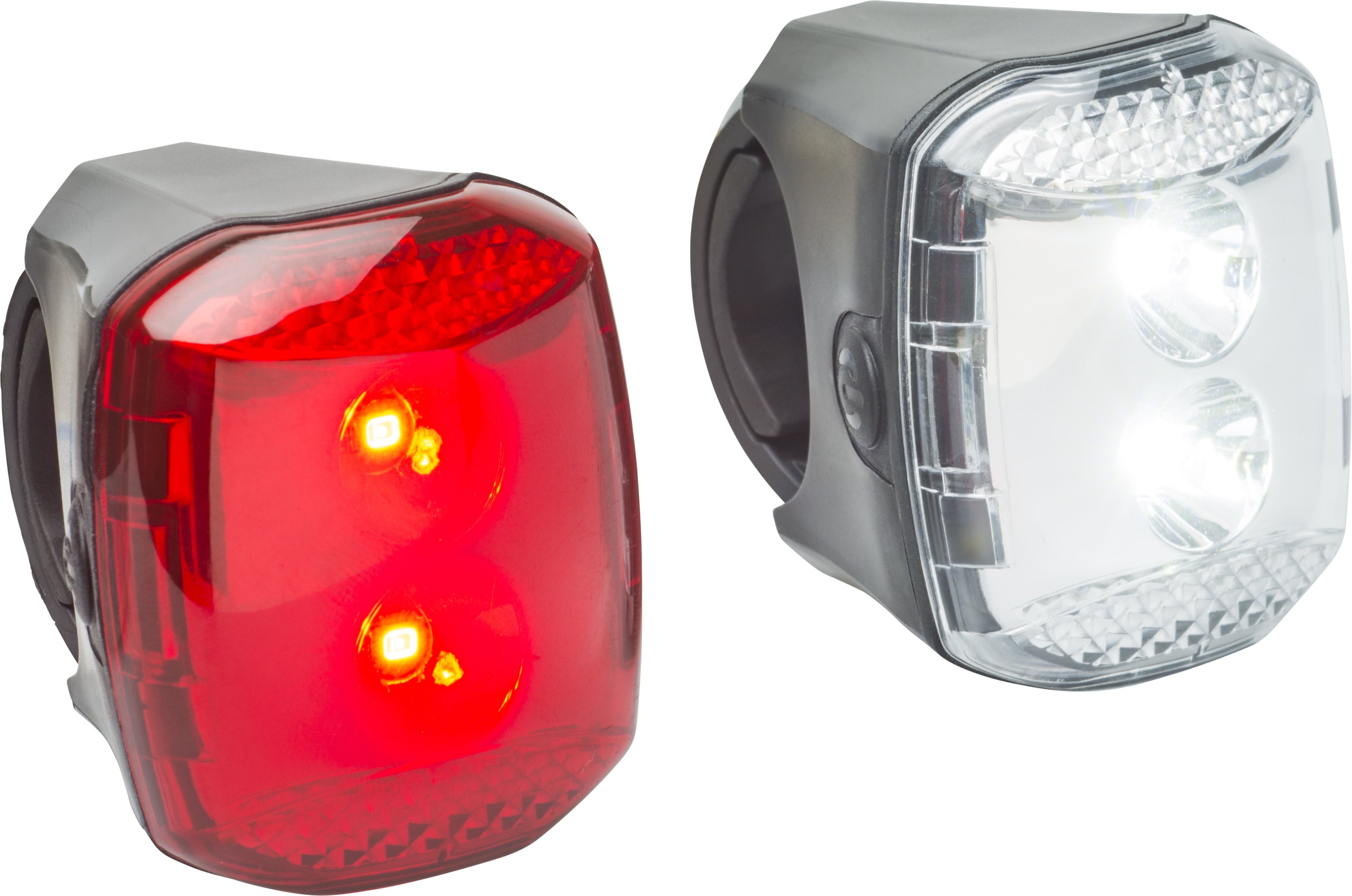 Blackburn 30 Lumen Locking Front and Rear Bicycle Light Set， Black