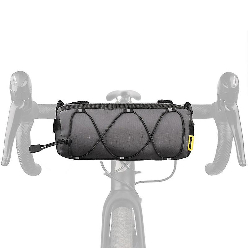 Bike Handlebar Bag 2.4l Big Capacity Multifunctional Shoulder Bag Mtb Road Cycling Bag Frame Tube Bag Elastic Band