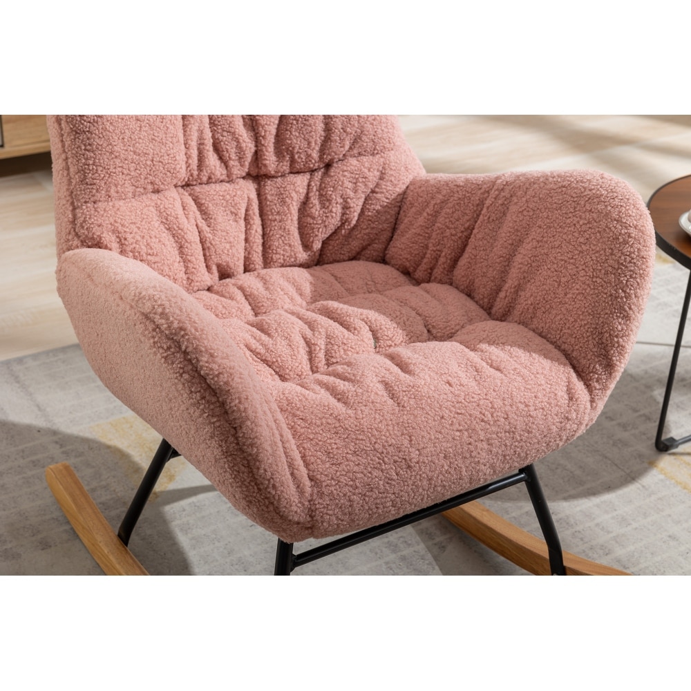 Teddy Fabric Rocking Chair