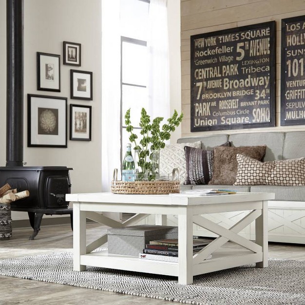 Seaside Lodge Coffee Table White Home Styles