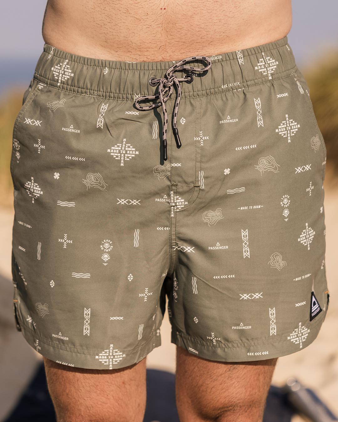 Cali Cargo Swim Short - Olive Made To Roam