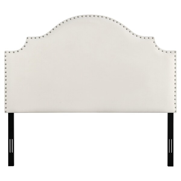 Fasching Arched Upholstered Full/Queen Headboard - - 37551747