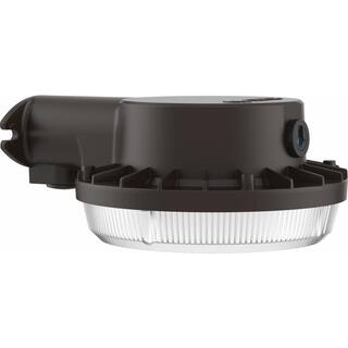 Lithonia Lighting Contractor Select BGS 100- Watt Equivalent Integrated LED Dark Bronze Area Light 4000K BGS P1 40K 120 PE DDB M2