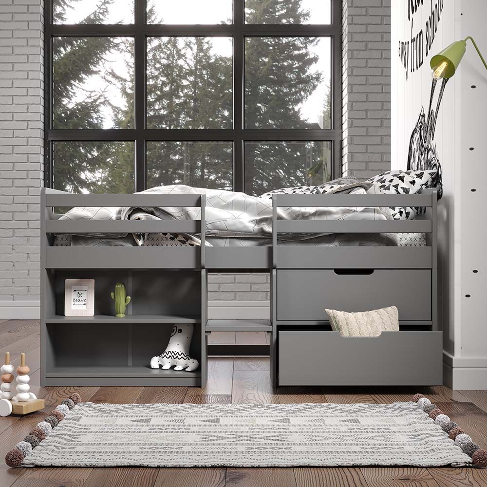 Fabiana Twin Loft Bed  -  BD01375