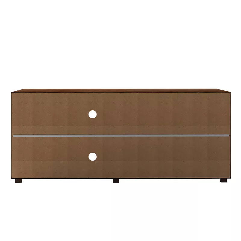 Techni Mobili Walnut Finish Storage TV Stand