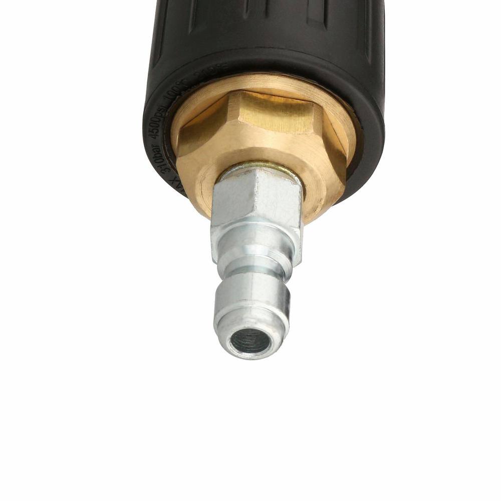 DW Universal Turbo Nozzle with QC Connections for HotCold Water 4500 PSI Pressure Washers DXPA45TN