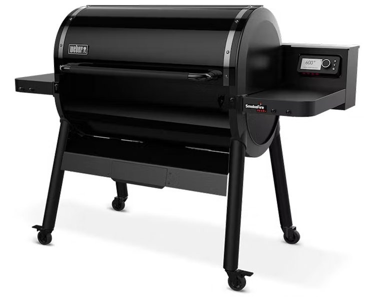 Weber SmokeFire Sear+ ELX6 Black Wood Fired Pellet Grill