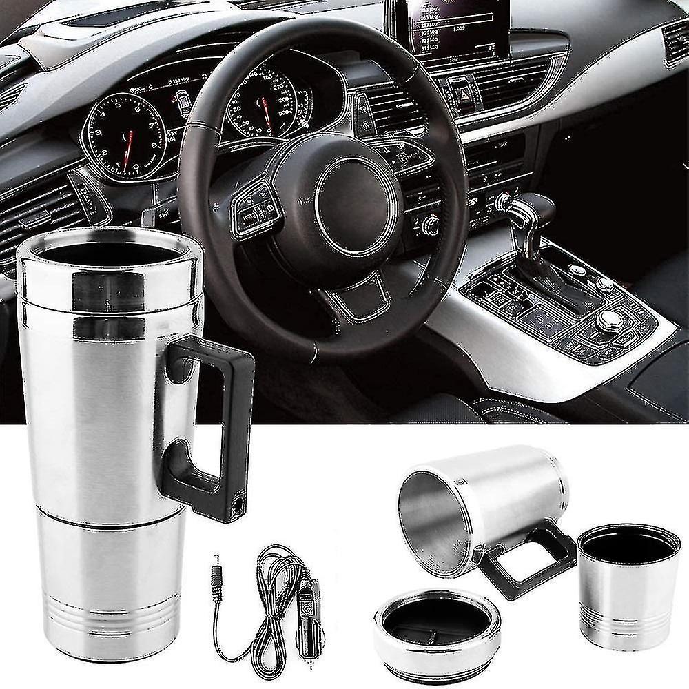 12v Kettle Car Water Heater Stainless Steel Electric Kettle Water Heating Cup For Coffee Tea