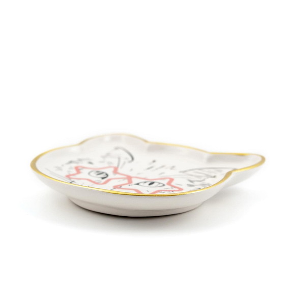 Se7en20 Cat Dish Plate   Small Ceramic Catchall Di...