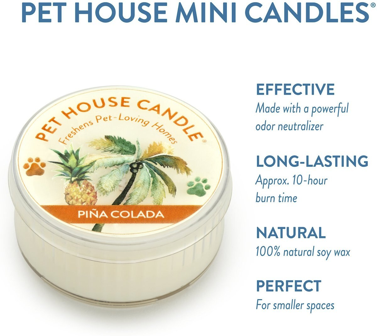 Pet House Pina Colada Natural Soy Candle