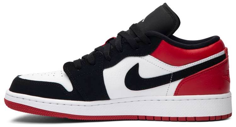 Air Jordan 1 Low GS 'Black Toe' 553560-116