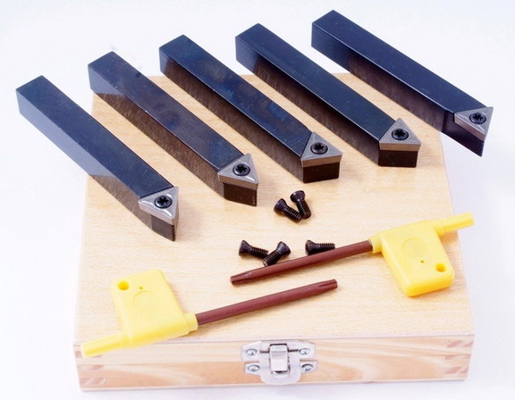 ABS Import Tools 1/2 5 PIECE INDEXABLE CARBIDE TU...