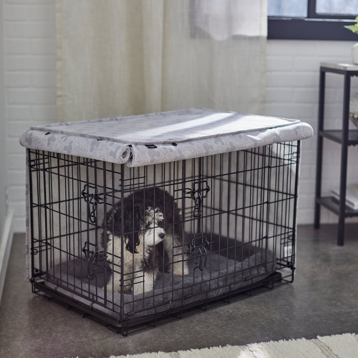 Disney Mickey Mouse Crosshatch Dog Crate Cover