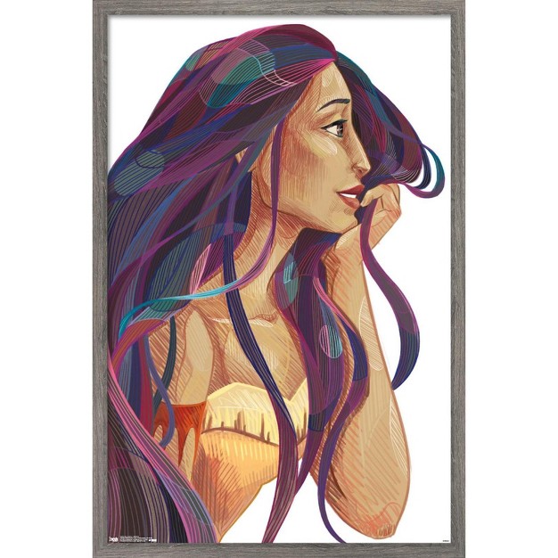 Trends International Disney Pocahontas Stylized Framed Wall Poster Prints