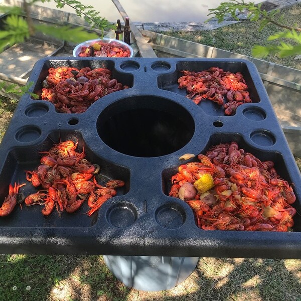 Bayou Classic® 40.5in Square Outdoor Seafood / Event Table