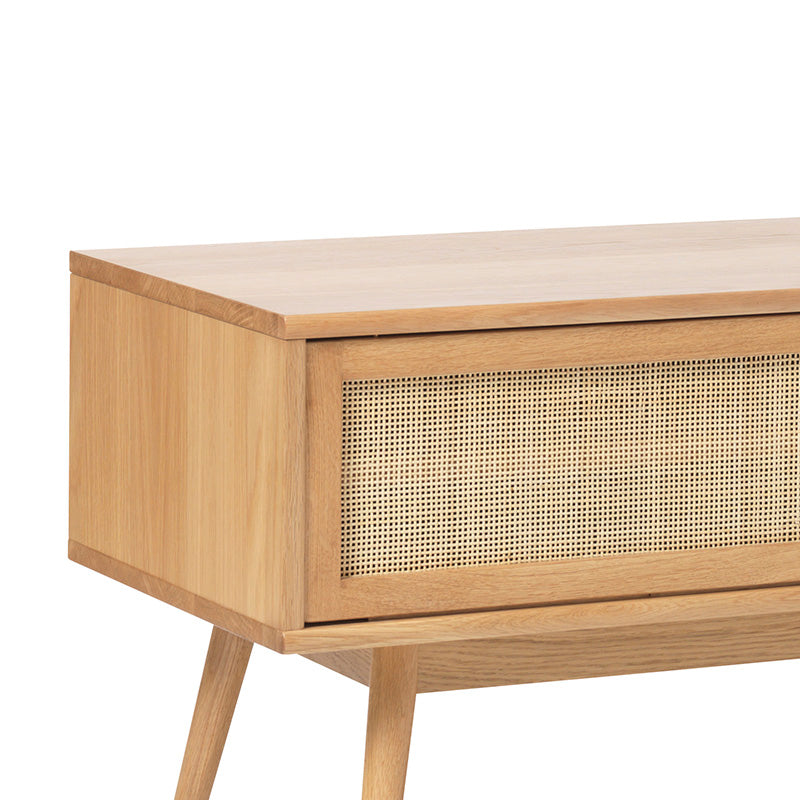 BARRALI Entertainment TV Unit 150cm -  Natural & Rattan