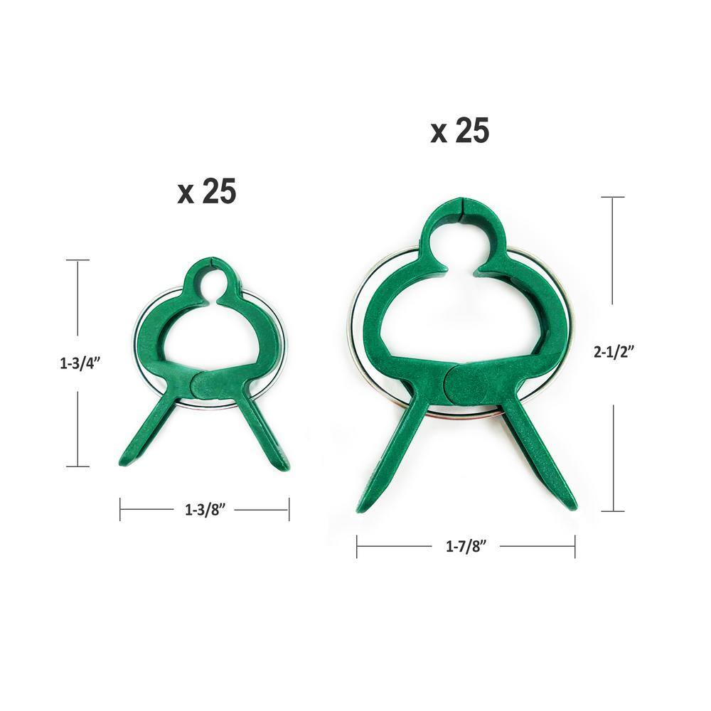 allFENZ 2 in. Plant Support Clips (50-Pack) PSC50