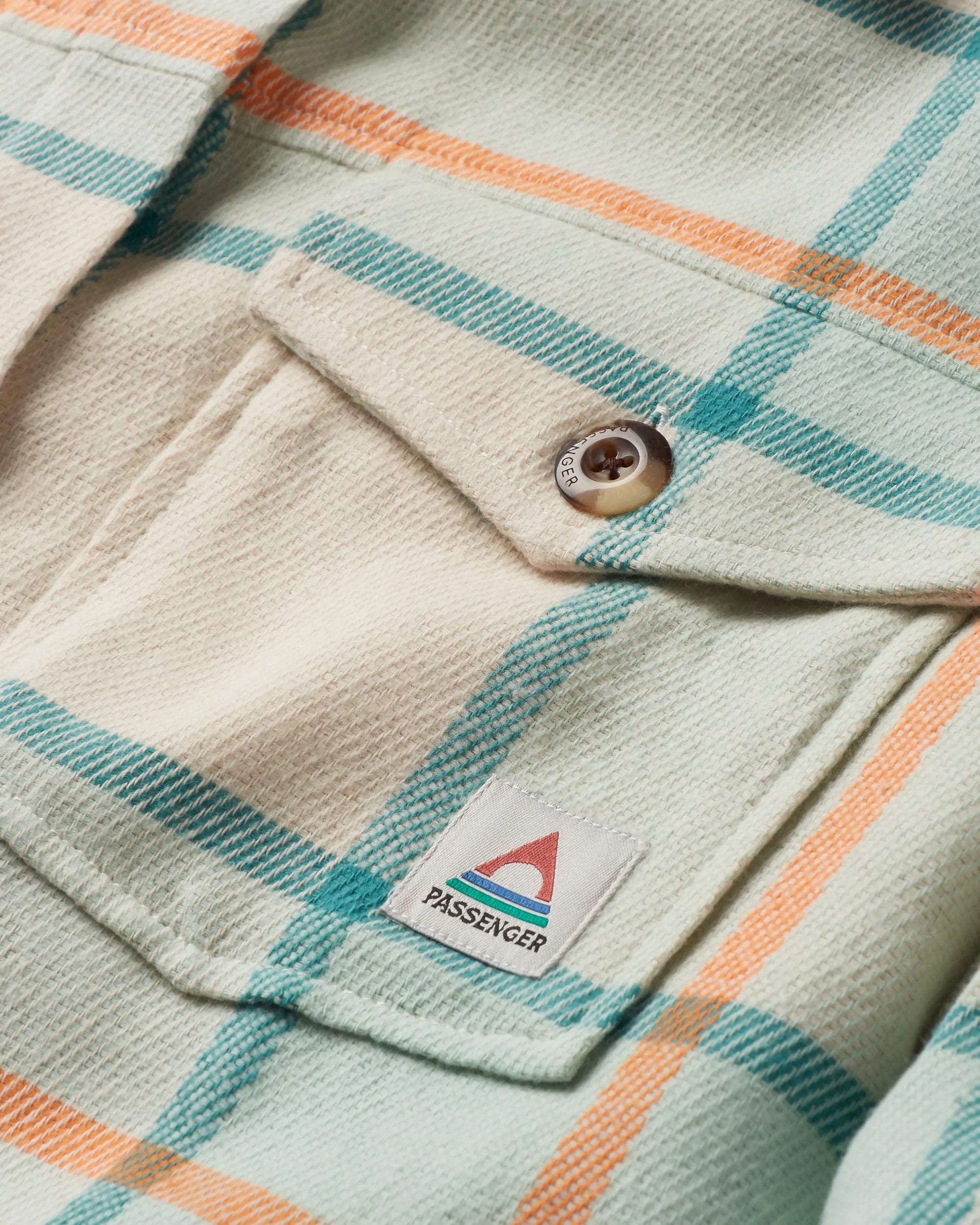 Stella Organic Cotton LS Shirt - Surf Spray Check