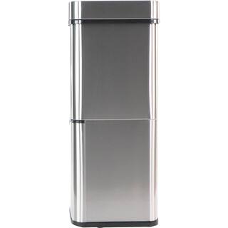 Hanover 16.4 Gal. Stainless Steel Metal Household Trash Can with Sensor Lid HTRASH62L-1