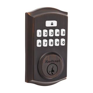 Kwikset SmartCode 260 Traditional Venetian Bronze Keypad Single Cylinder Electronic Deadbolt Featuring SmartKey Security 9260TRL11PSMTRB